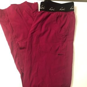 Koi small petite scrub pants